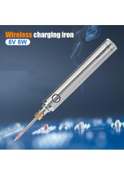 5V 8W 30W Soldering Iron Soldering Iron Wireless Charging Soldering Iron Set USB Soldering Tools Support Dropshipping