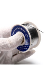 0.8mm 1.0mm 20g 50g 100g Soldering Tin Wire Tin Lead Melt Rosin Core Soldering Solder Wire Roll No Clean Flux 2.0%