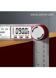 digital protractor angle ruler 300mm 12 inch angle finder meter inclinometer goniometer electronic protractor