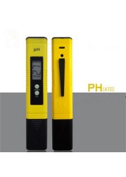 Portable Digital LCD Pen Tester PH Meter Aquarium Pond Water Monitor Wine Urine Automatic Calibration For Aquarium Swimming Pool