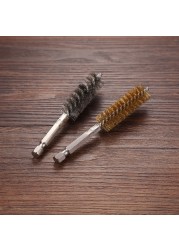 2pcs Car Cleaning Steel Wire Brush for Drill Driver Power Driver Paint/Rust Remover Cleaning Polishing Grinding for Machinery