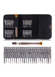 25 in 1 Screwdriver Set First Aid Repair Opening Tools Pentalobe Torx Phillips Screwdrivers Kit for Phone PC Watch Camera