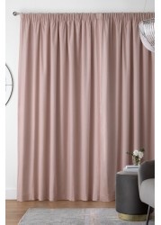 Cotton Curtains Pencil Pleat Blackout/Thermal