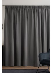 Cotton Curtains Pencil Pleat Blackout/Thermal