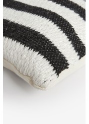 Monochrome Stripe Indoor/Outdoor Cushion