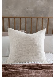 Ashton Chunky Chenille Texture Cushion Large Square