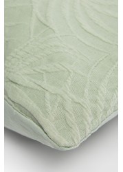 Leaf Velvet Matalasse Cushion