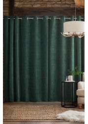 Heavyweight Chenille Curtains Eyelet Lined