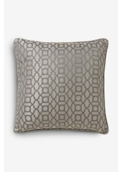 Woven Geo Jacquard Cushion