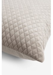 Velvet Quilted Hamilton Cushion Square