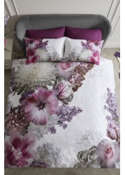 Laurence Llewelyn-Bowen Mayfair Lady Large Floral Duvet Cover and Pillowcase Set