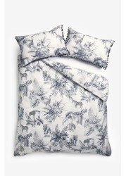 Floral Safari Duvet Cover and Pillowcase Set