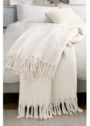 Soft Faux Mohair Throw