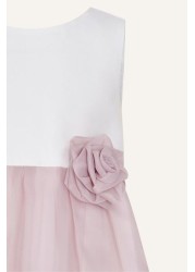 Monsoon Pink Baby Hope Organza Dress