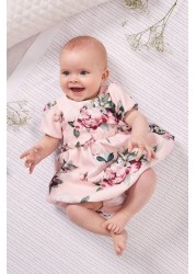 Lipsy Baby Puff Sleeve Dress With Matching Knicker