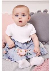 Lipsy Baby Puff Sleeve Dress With Matching Knicker