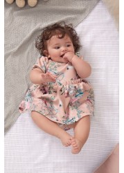 Lipsy Baby Puff Sleeve Dress With Matching Knicker