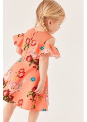 Baker by Ted Baker Orange Floral Dress