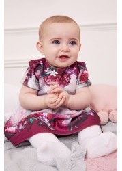 Lipsy Baby Puff Sleeve Dress With Matching Knicker