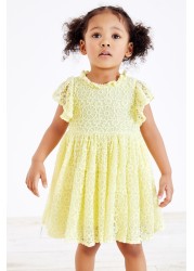 Short Sleeve Party Lace Dress (3mths-7yrs)