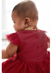 Baby Embroidered Occasion Dress (0mths-2yrs)