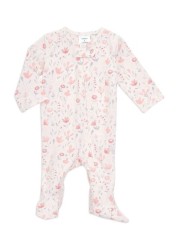 aden + anais Comfort Knit Perennial Footie Bodysuit