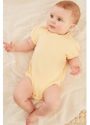 5 Pack Short Sleeve Baby Bodysuits (0mths-3yrs)