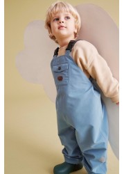 Töastie® Kids Rain Blue Waterproof Dungarees