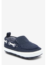 Baby Pram Slip-On Boat Shoes (0-24mths)