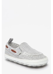 Baby Pram Slip-On Boat Shoes (0-24mths)