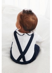 Baby Smart Cord Dungarees And Jersey Bodysuit Set (0mths-3yrs)