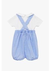 رومبير من Trotters London Blue Gingham Little Guardsman</br>