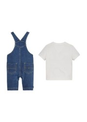 Tommy Hilfiger Baby T-Shirt &  Dungarees Set