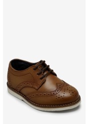 Leather Brogues Wide Fit (G)