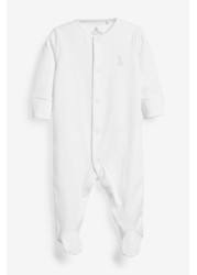 3 Pack Cotton Baby Sleepsuits (0-18mths)