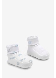 Baby 2 Pack Cotton Rich Booties (0-18mths)