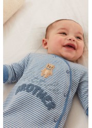 Bear Family Single Sleepsuit (0-2yrs)