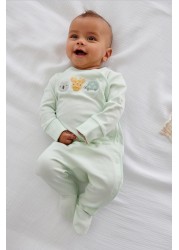 3 Pack Baby Sleepsuits (0mths-2yrs)