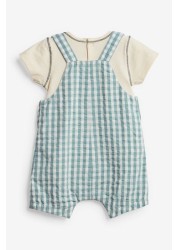 2 Piece Dungarees And Bodysuit Set (0mths-2yrs)