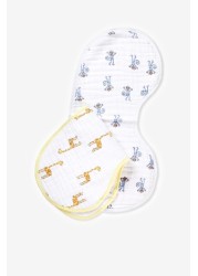 aden + anais White Burpy Bibs Two Pack