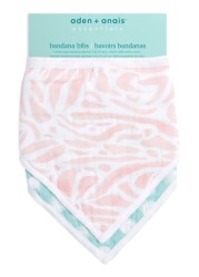 aden + anais™ Essentials Tropicalia 2 Pack Cotton Muslin Baby Bandana Bibs