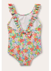 Boden Blue Pretty Bow Back Swimsuit