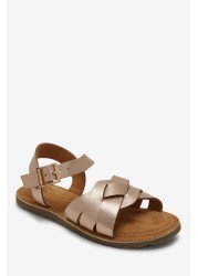 Premium Woven Leather Sandals Standard Fit (F)