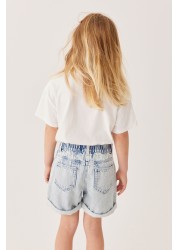 Mom Denim Shorts (3-16yrs)