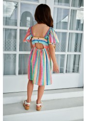 Angel Sleeve Dress (3-16yrs)