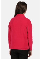 Regatta Pink Hot Shot II Overhead Half Zip Fleece Top