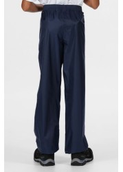 Regatta Blue Kids Pack It Waterproof Overtrousers