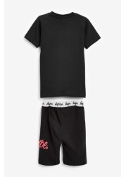 Hype. T-Shirt and Cycling Short Loungewear Set