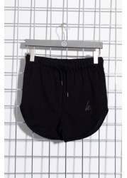 Hype. Black/Grey Two Pack Kids Runner Shorts