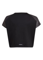 adidas Performance Printed Panel Cropped T-Shirt